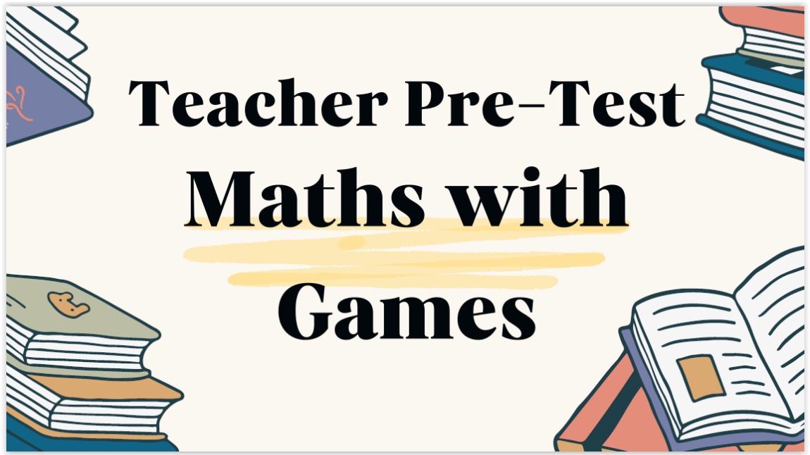 eTwinning “Maths With Games” Projesi Öğretmen Ön Test Raporu