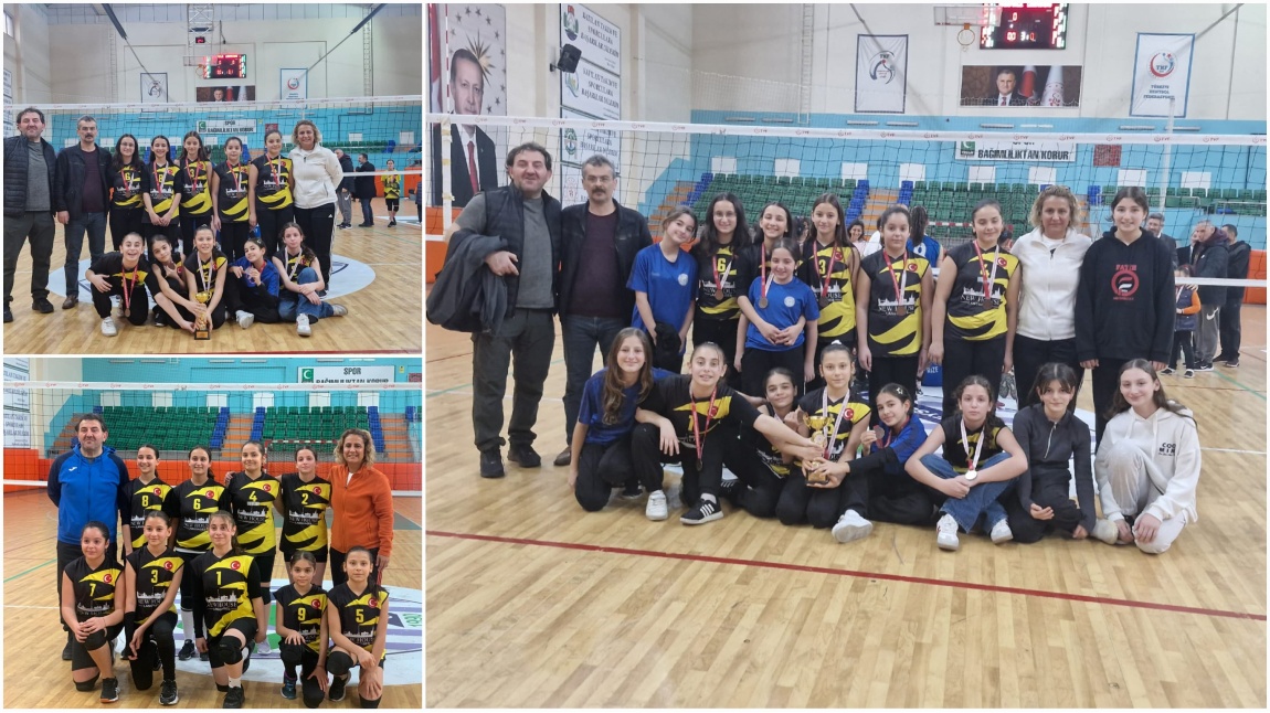 “Küçükler Kız Voleybol” da İl 3.lüğü